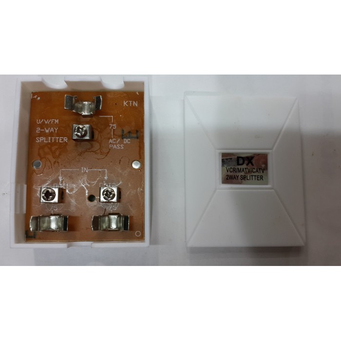 SPLITER ANTENA TV 2WAY SPLITTER ANTENA TV 2WAY DX 2WAY