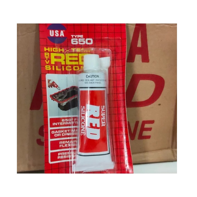 terlaris Lem Red Silicone USA 70 gr