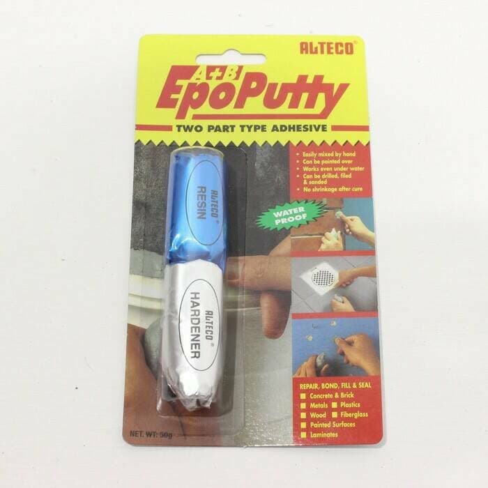 LEM EPO PUTTY ALTECO / EPO PUTTY / LEM PORTING 50 GRAM | OCTANE UP PERAWATAN MOTOR