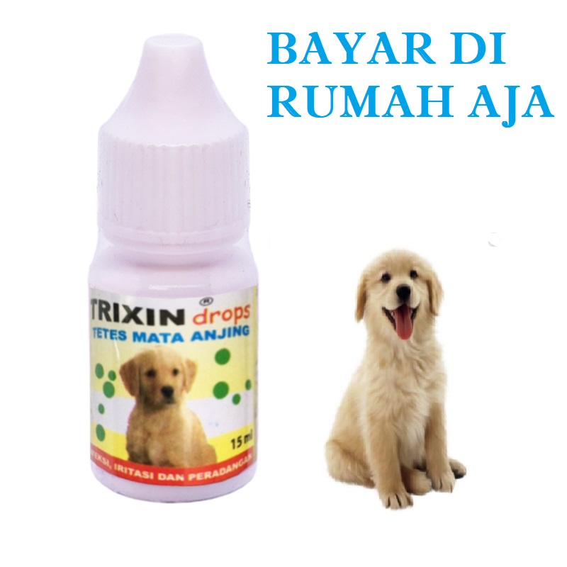 OBAT  ANJING PUPPY MATA  MERAH BENGKAK BERAIR TRIXIN DOG AMPUH