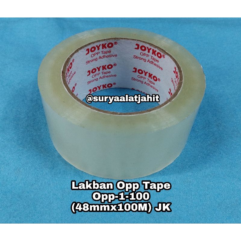 Lakban Opp-1-100 JK (48mmx100M) @1rol =rp.13.000/100M