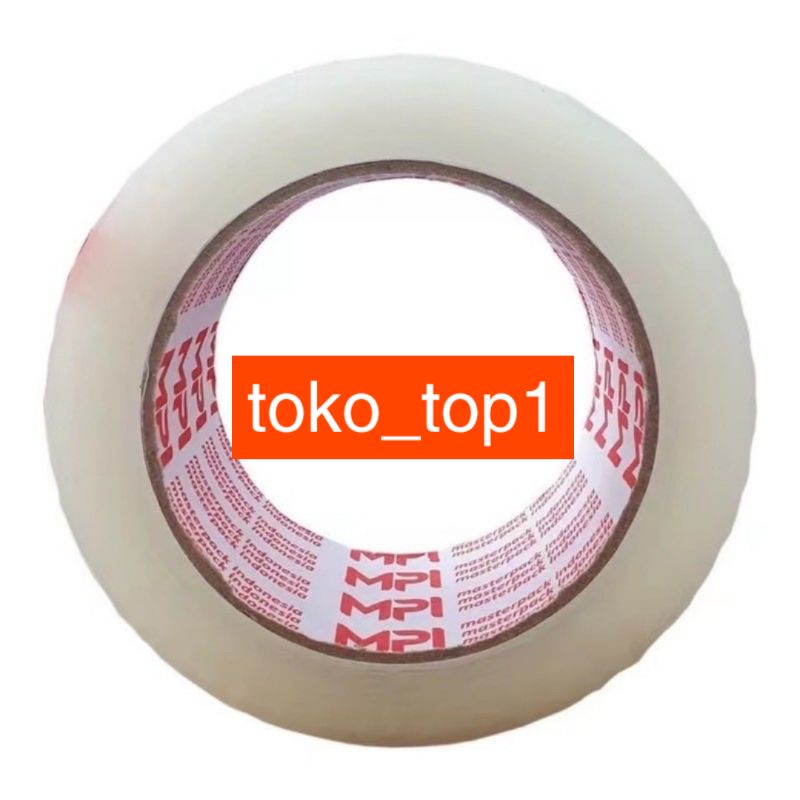 Lakban Bening 100 Yard Isolasi Selotip Clear Tape 45mm Daya Lengket Kuat