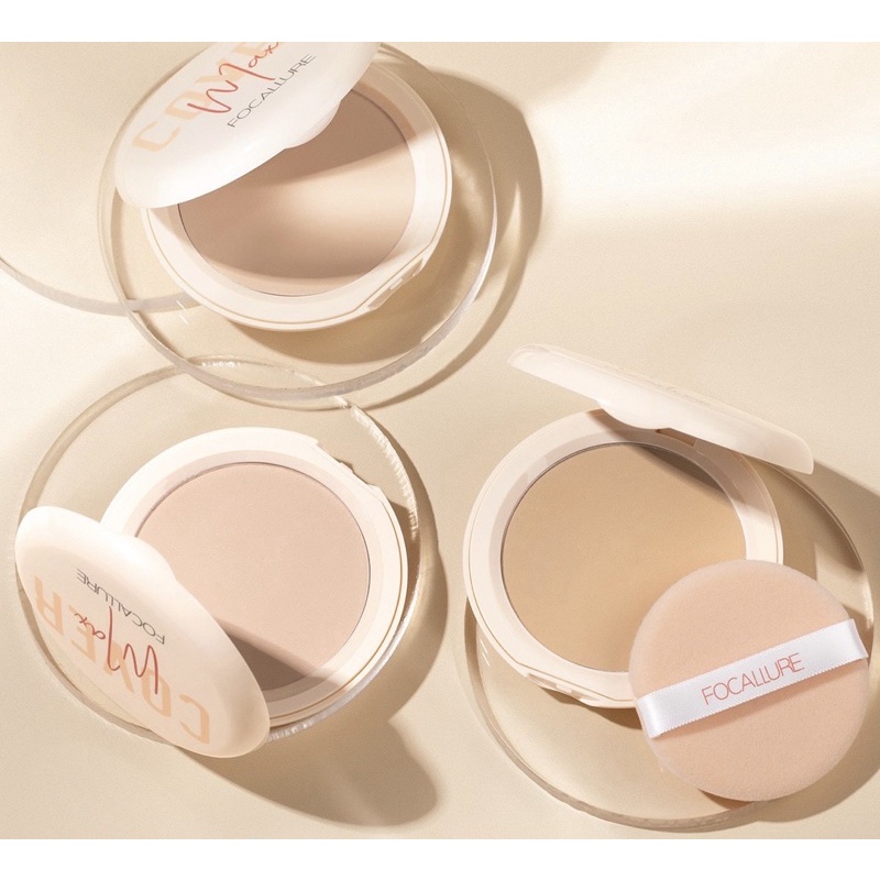 (READY &amp; ORI) FOC Covermax Two-way-cake Pressed Powder FA155 FA 155