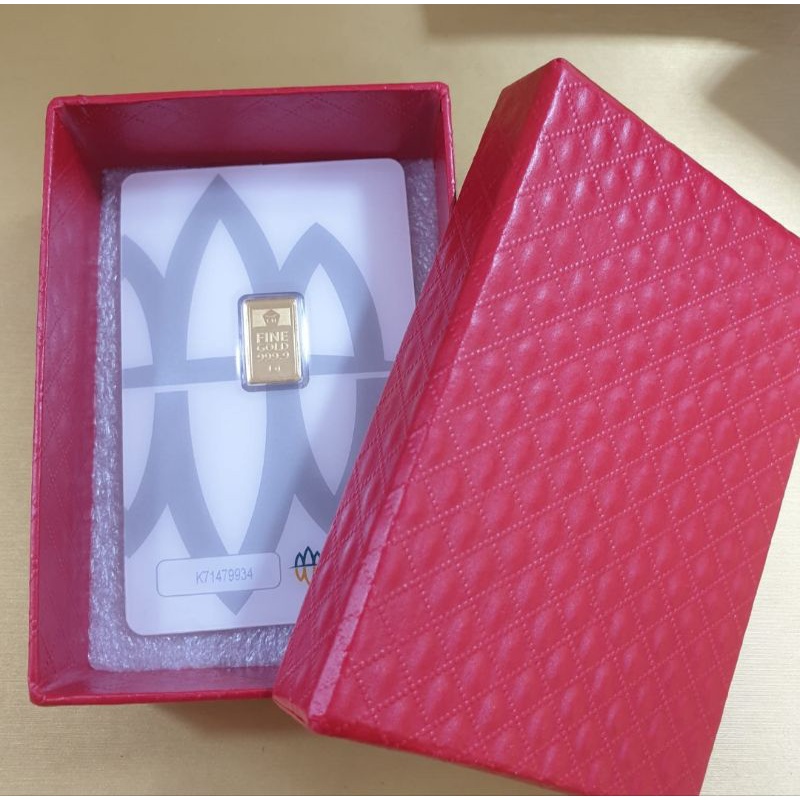 Kotak Logam Mulia / Gift box kardus / Box LM / Kotak Kado