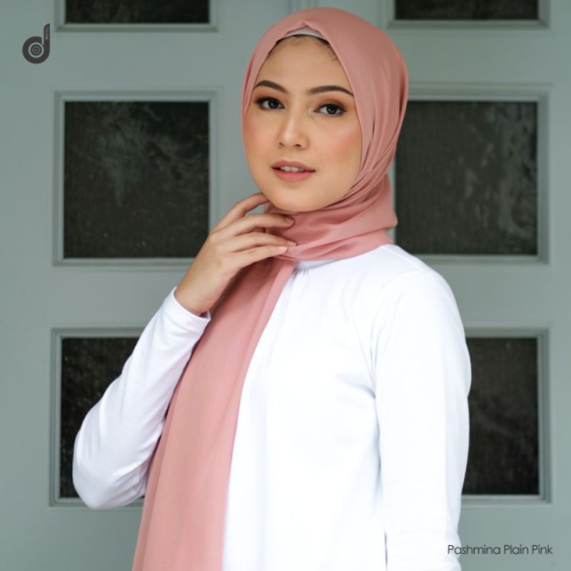 deenay scarves ori pashmina series dusty pink