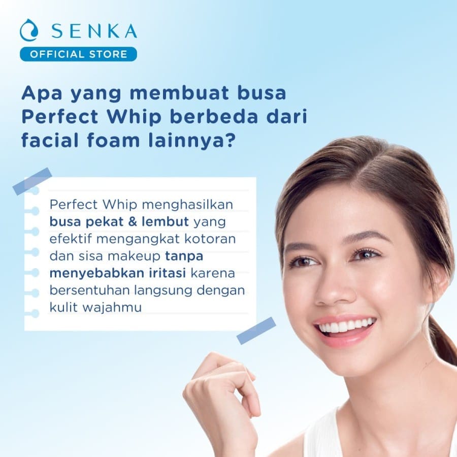 [BPOM] SENKA Facial Foam Perfect Whip | White Clay | Whip Fresh | Whip White