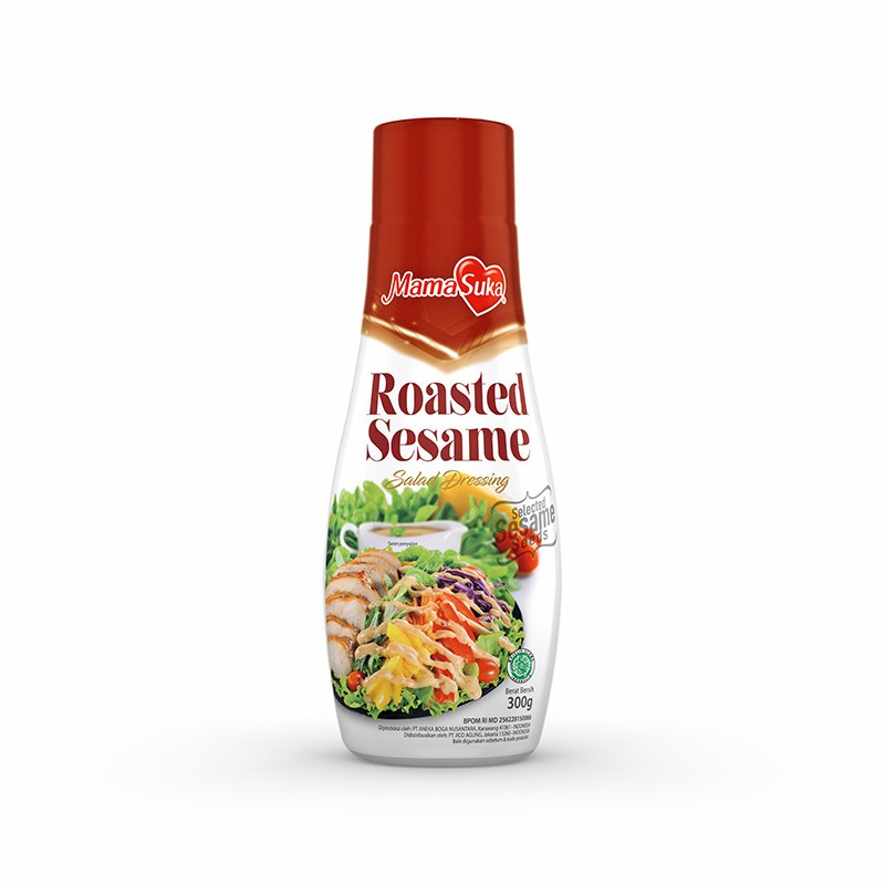 

MAMASUKA Roasted Sesame Sauce 300gr - Mama Suka Saus Wijen Sangrai Salad Dressing Botol 300 Gram