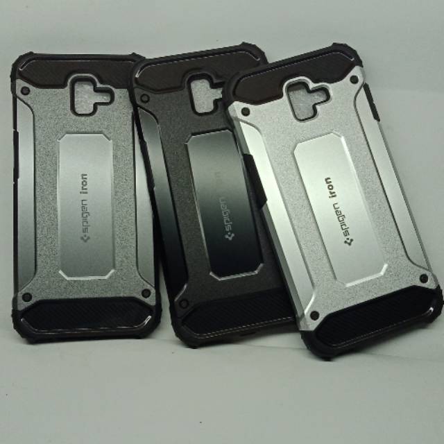 Hardcase Samsung J6 Plus J6+ Case Robot Spigen Case Iron Hardcase Casing
