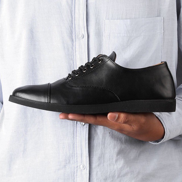 OXFORD FULL BLACK |ManNeedMe x Monday| Sepatu Pantofel Pria Formal ORI