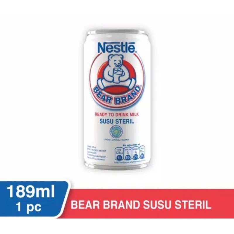 

Bear Brand RTD Milk Tin 189ml