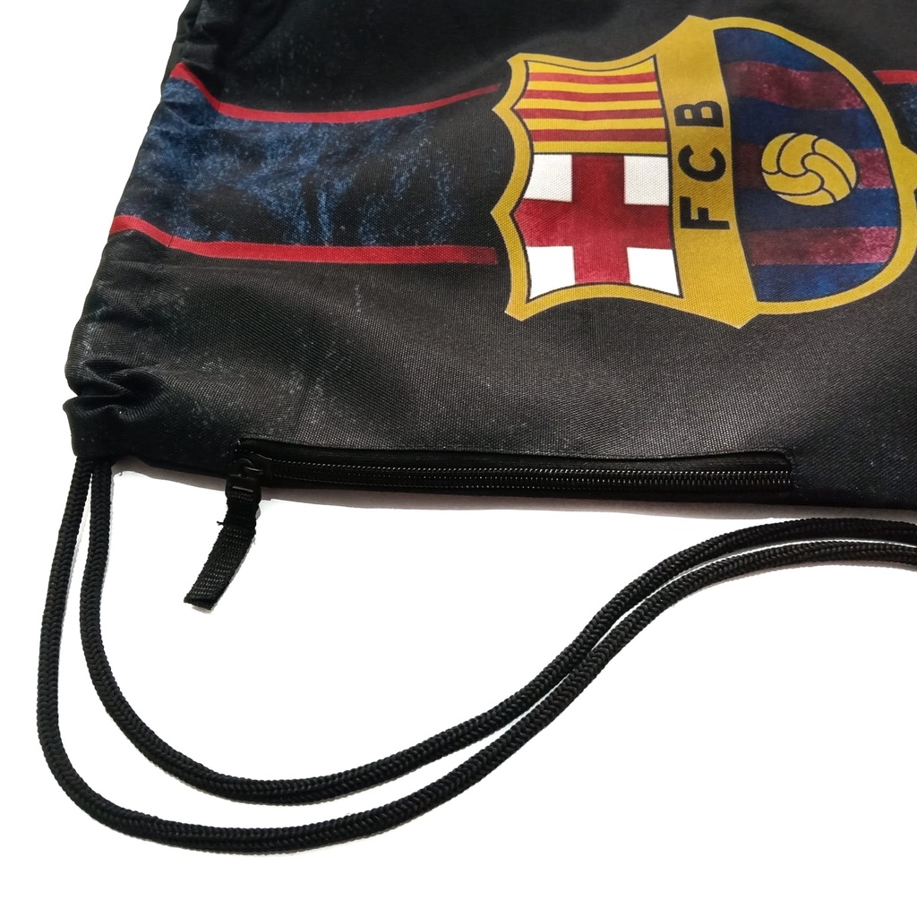 Tas Gymsack Tas Olahraga Tas Serut Tas Serut Ortuseight - Gymsack - String Bag - Tas Punggung - Tas Olahraga - Futsal Sepakbola Club Barcelona