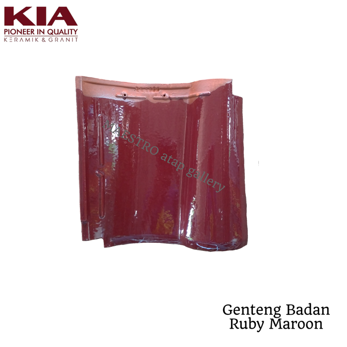 Genteng KIA Ruby Maroon Kw 1