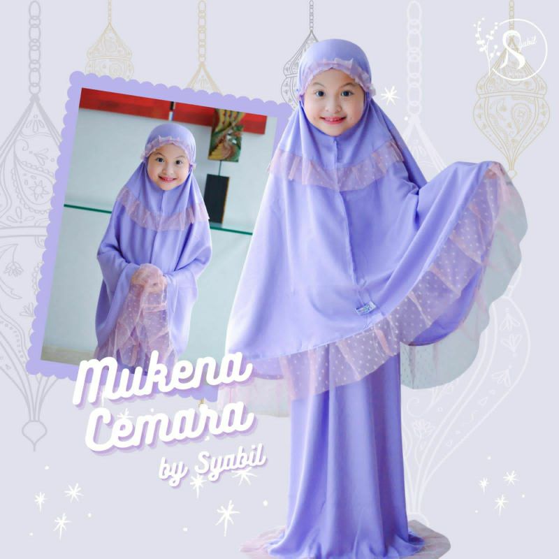 Mukena anak/Mukena cemara/Mukena anak halus