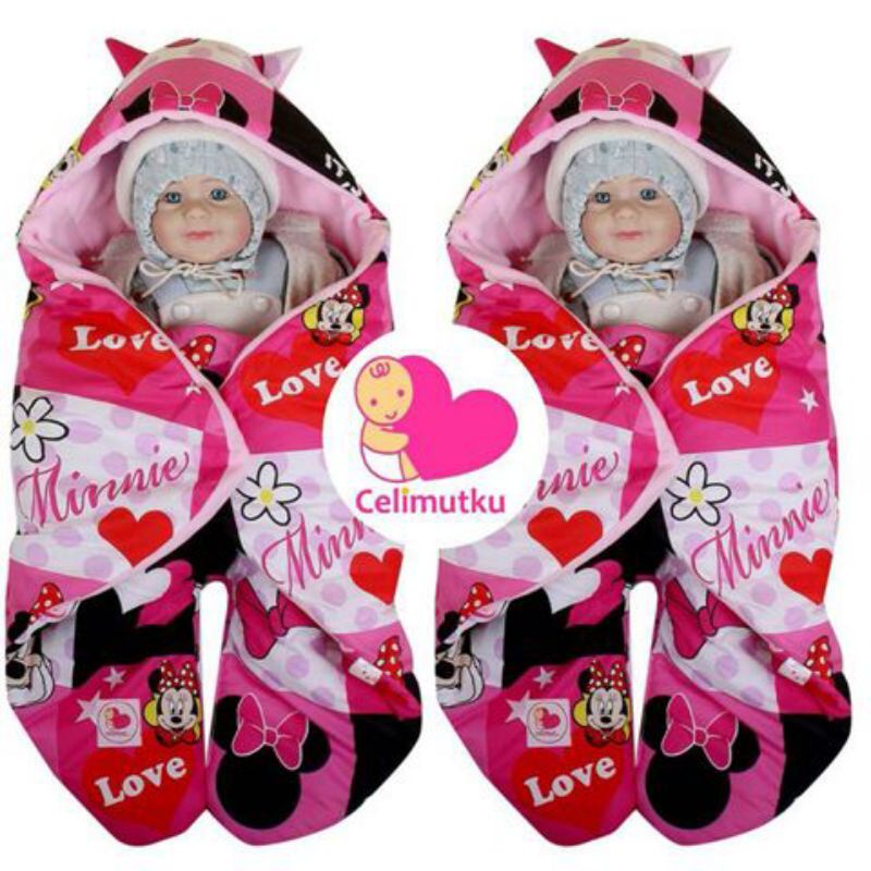 Selimut Bayi Minnie Mouse Pink