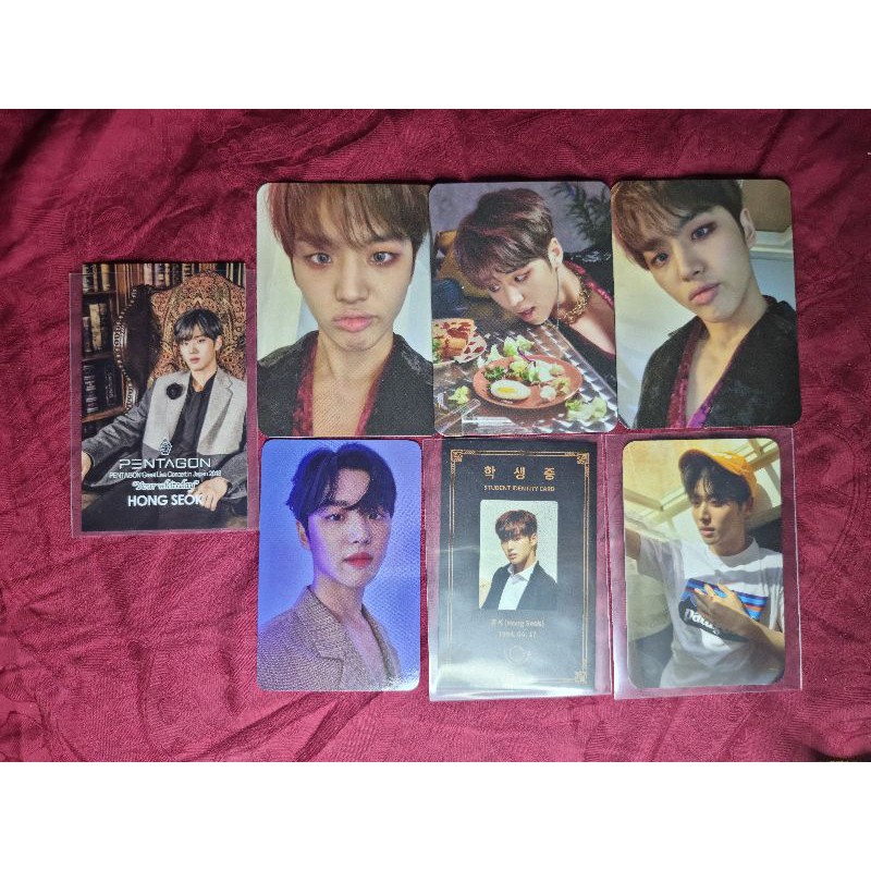 Pentagon Hongseok Shinwon Photocard PC Postcard Photo