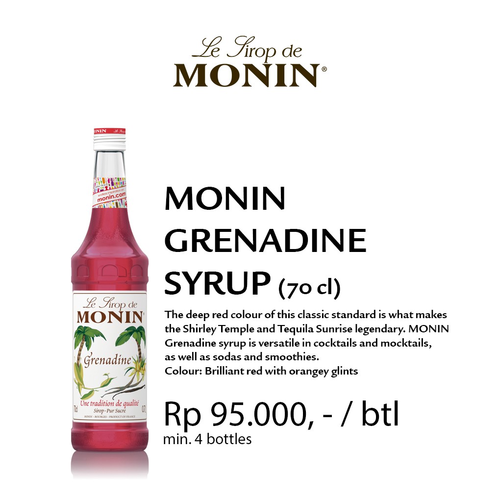 

Monin Syrup Grenadine