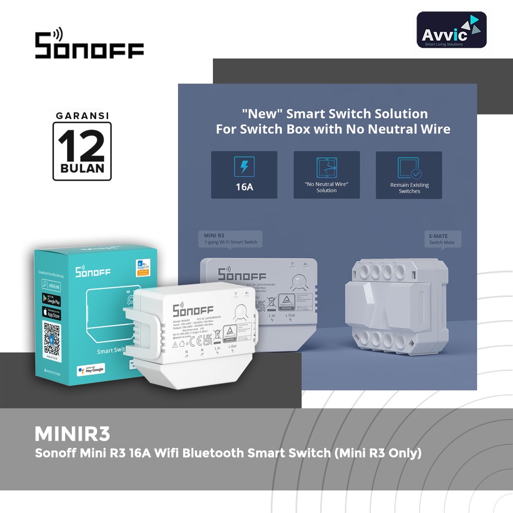 Sonoff MINIR3 Smart Switch Smart breaker wireless Switch Smart home