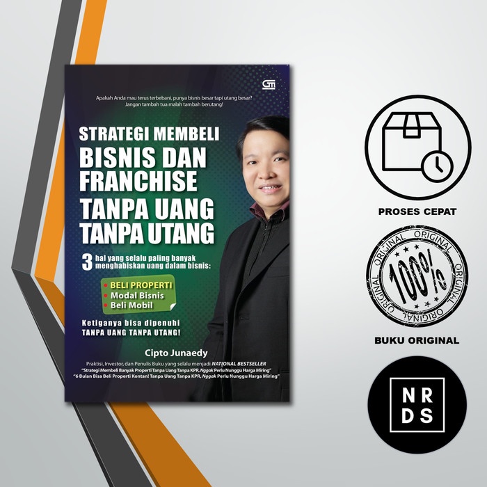 Promo Strategi Membeli Bisnis & Franchise Tanpa Uang Tanpa Utang (Hc) Cipto Terbaru