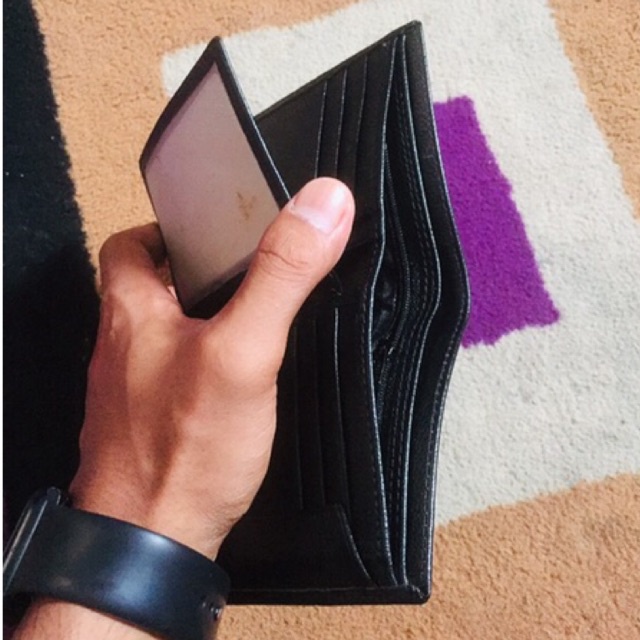 dompet pria bahan kulit asli berkulitas tinggi model lipat buku #dompet #dompetkulit #dompetliat
