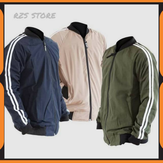 JAKET PRIA / JAKET BOMBER PRIA / JAKET BOMBER DISTRO ORIGINAL STRIP SERIES
