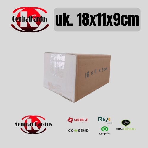

(10PCS) KARDUS PACKING 18x11x9cm DUS STANDAR POLOS SINGLE WALL-centralkardus
