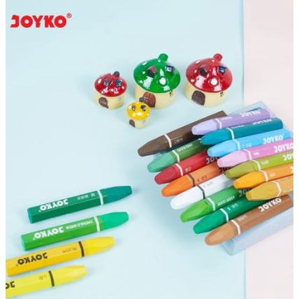 

CRAYON JOYKO Set Isi 12 WARNA / Krayon Minyak Oil pastel