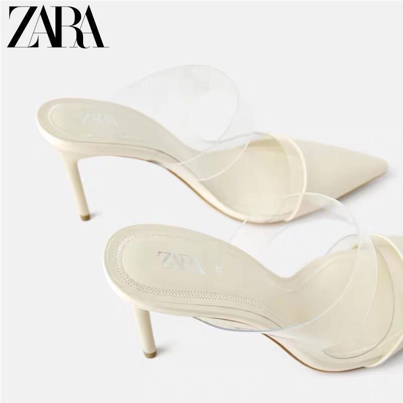 Restock Zara 158 vinyl mules shoes