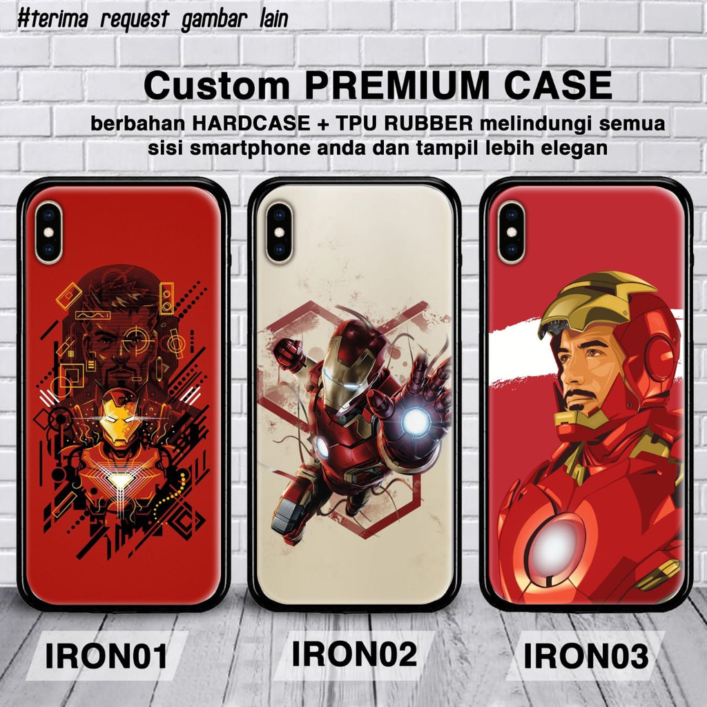 ironman custom case custom case xiaomi poco x3 nfc,pocophone x2,pocophone f2 pro premium casing