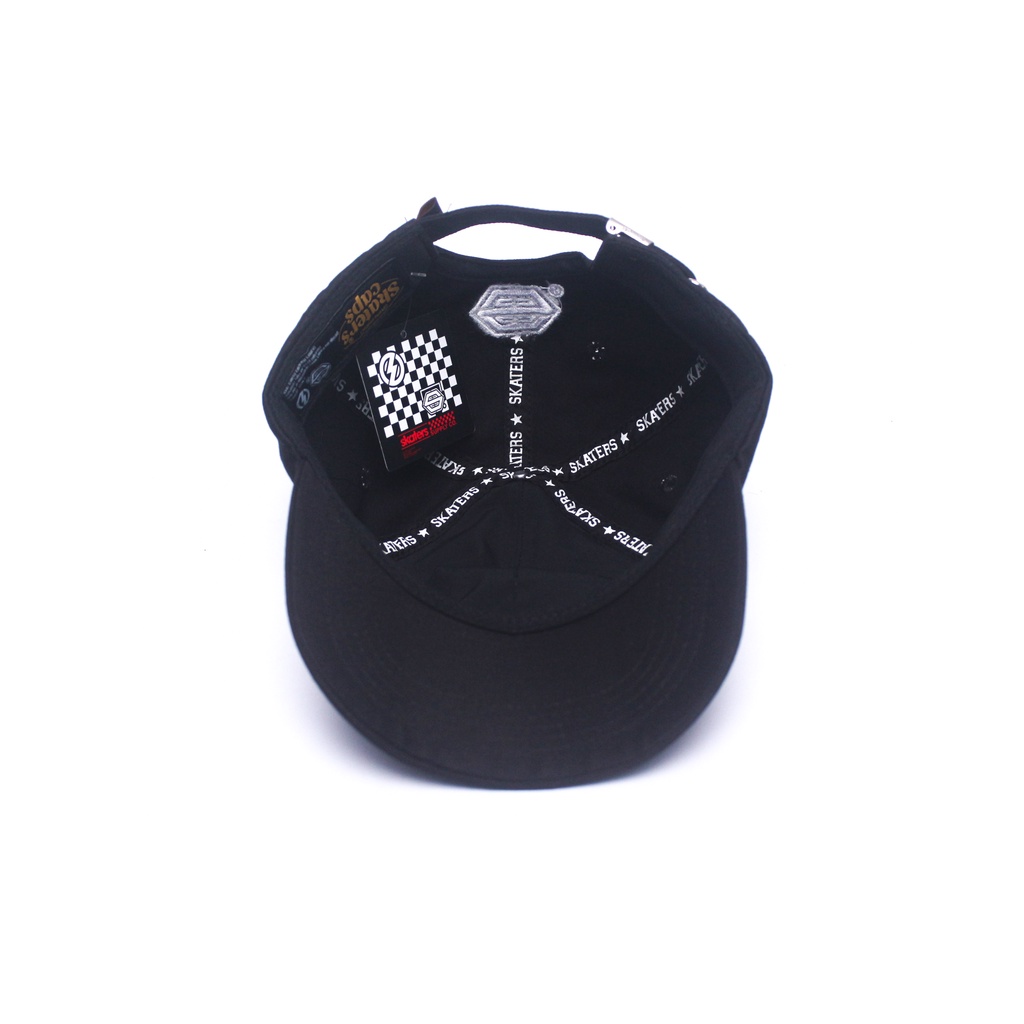 TOPI POLO CAPS SKATERS VE034 HITAM