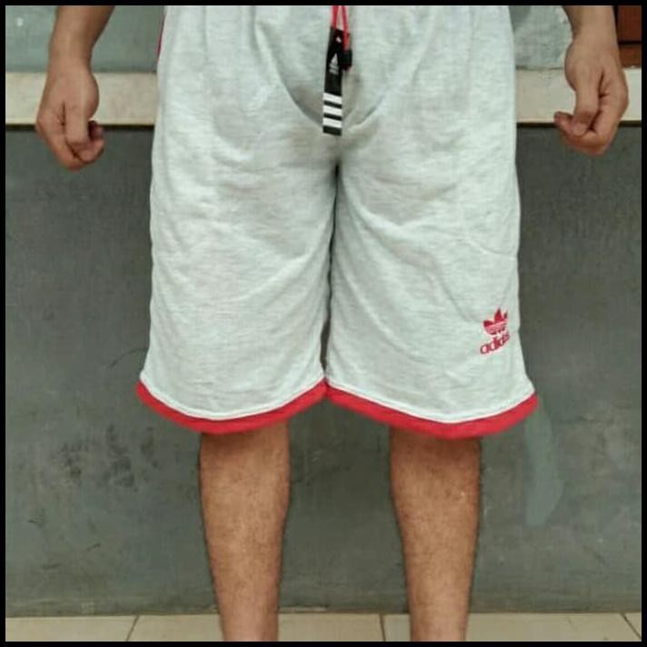G8Nr Celana Pendek Pria Dewasa Sport Mirip Diadora Cambritge - Abu Muda G8Xq