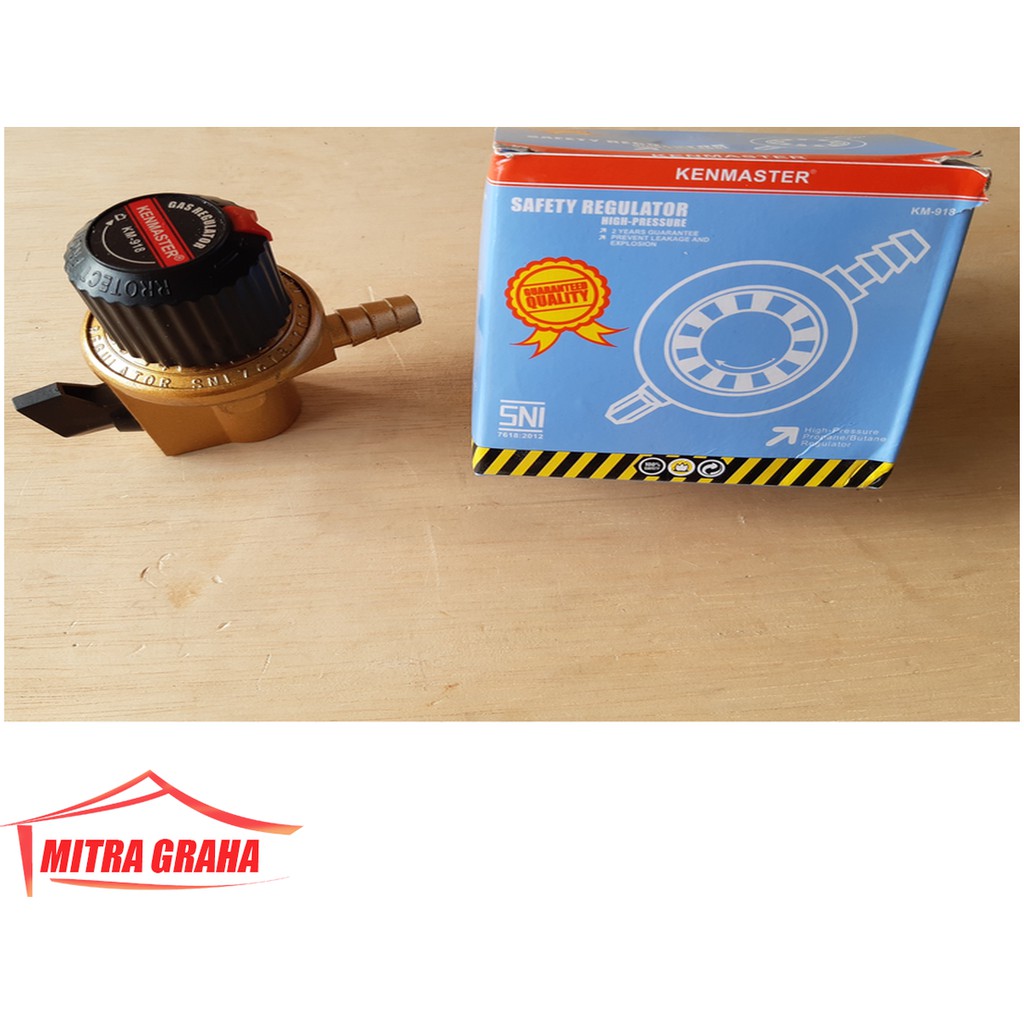kepala gas regulator gas lpg kenmaster KM 919 high pressure SNI MGJ