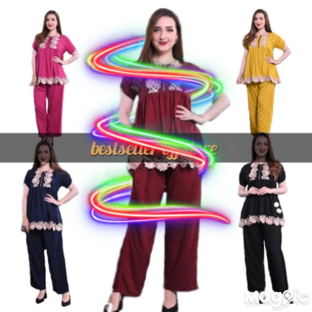 SETELAN ARAB SETELAN RENDA DLUSIA LULU RAYON PREMIUM setelan busui wanita kekinian 2021 setelan cplp