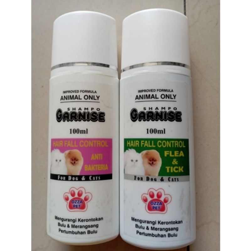 shampo garnise 100ml for animal kucing dan anjing