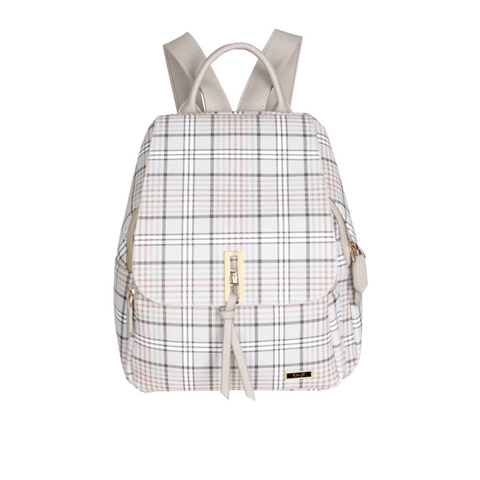 PROMO TAS WANITA Enji By Palomino Ardelis Backpack - Khaki SELEMPANG TERBARU SEKOLAH RANSEL KEKINIAN