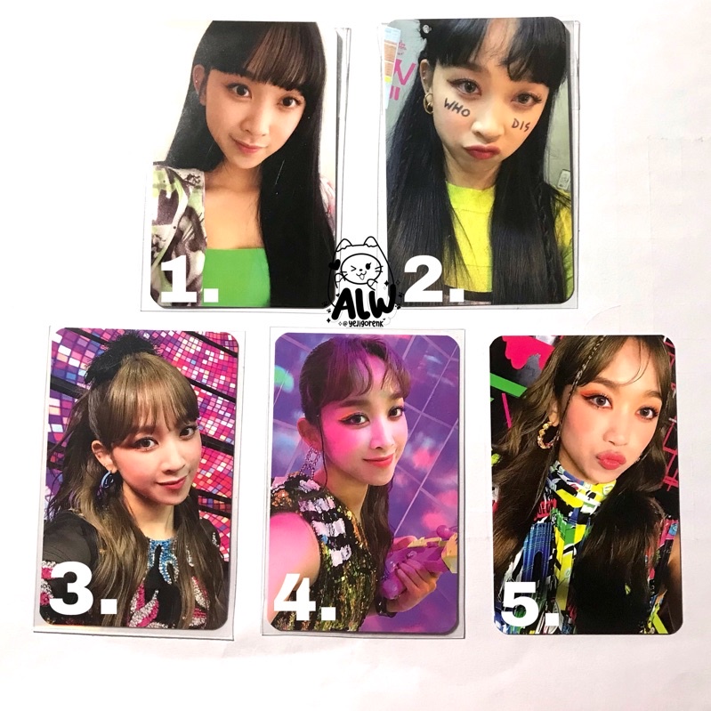 (CEK DESKRIPSI) OFFICIAL DITA SECRET NUMBER PHOTOCARD WHO DIS GOT THAT BOOM