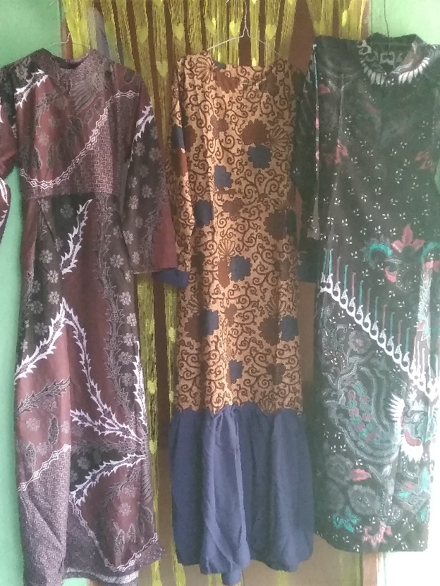 Gamis Batik Manggar,sekar,cantik, Kubis,kupu,padi,daun/cod