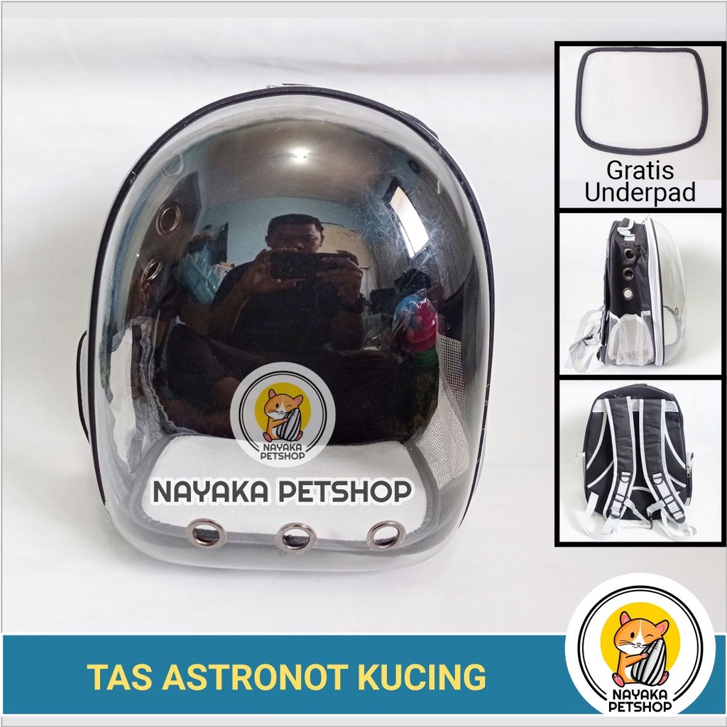 Tas Astronot Kucing Murah Pet Carrier Ransel Gendong Travel Kucing