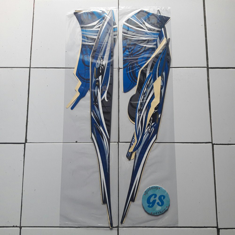 stiker mio soul 2009 biru