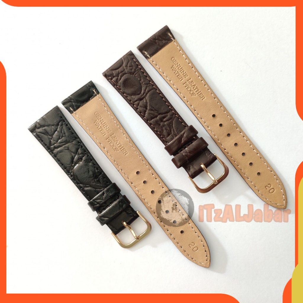 Tali jam tangan Kulit 20mm leather strap Tali jam Kulit 20mm LKZ20