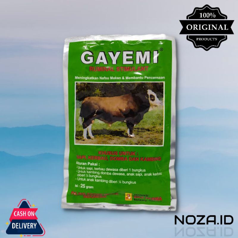 Jamu penambah nafsu makan Gayemi domba sapi kambing