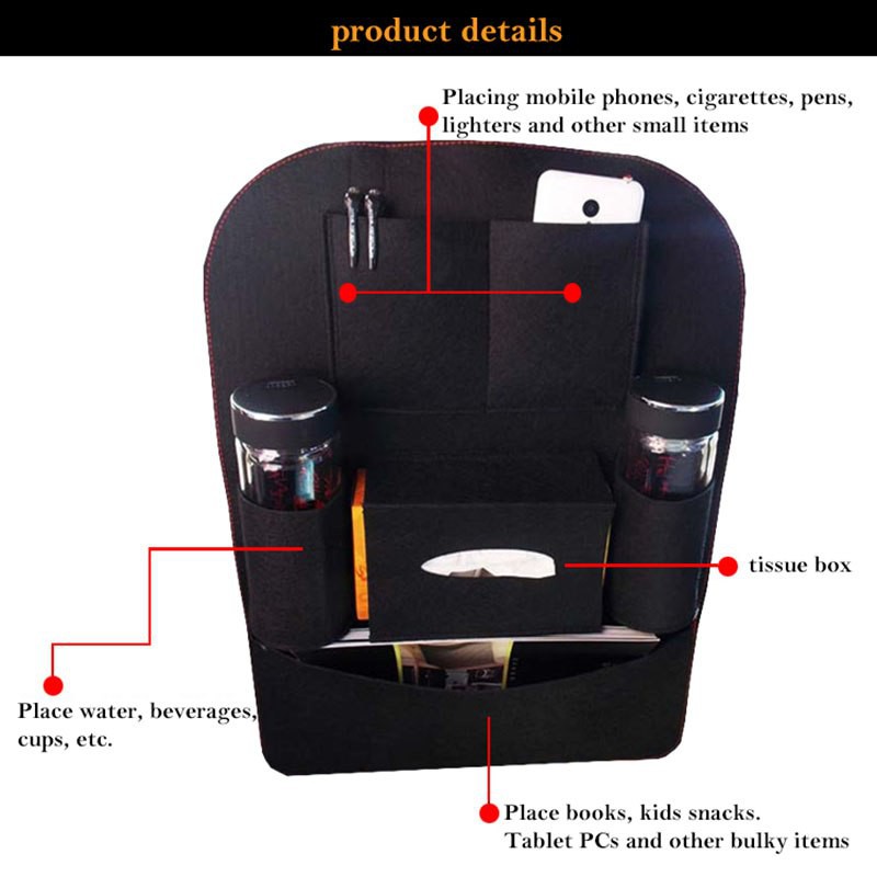 Car Seat Organizer Tas Jok Mobil