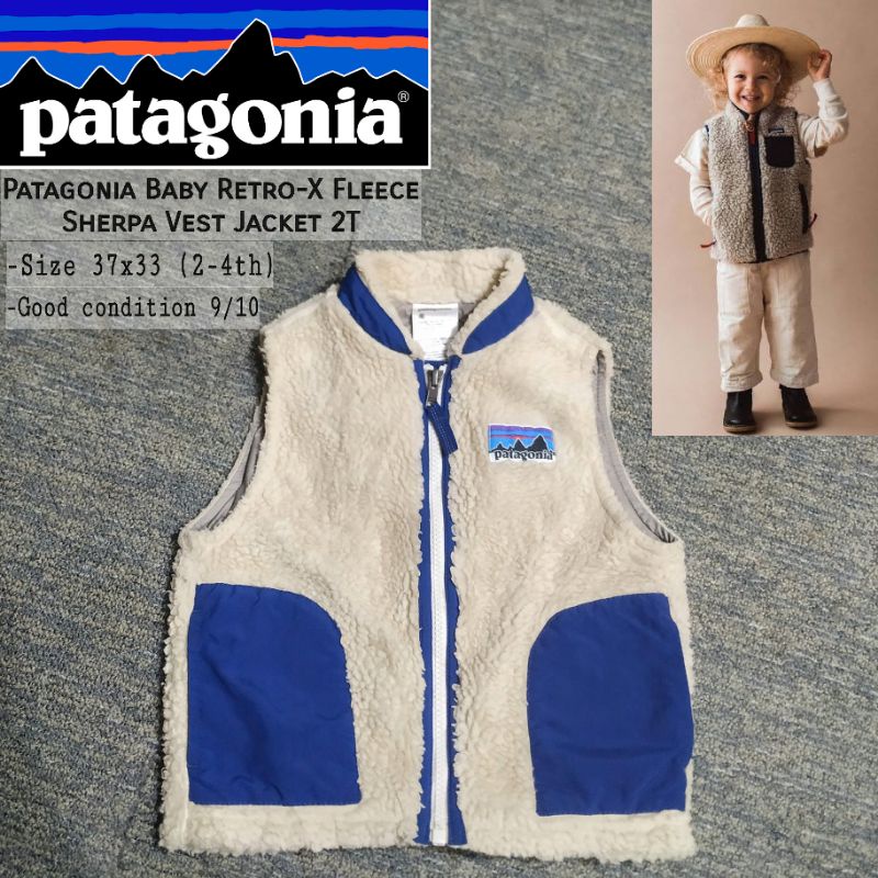 patagonia original kids baby anak jacket hangat tebal winter rompi  fleece polar gunung