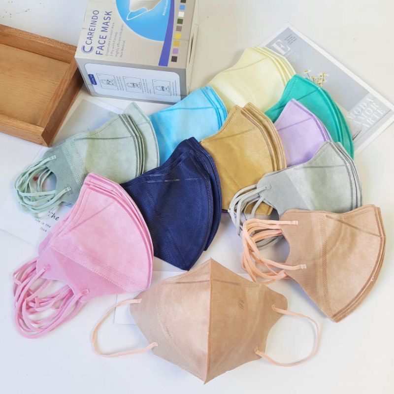 MASKER DUCKBILL WARNA ISI 50 PCS MURAH