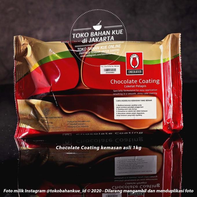 

Promo Tulip Cake Chocolate Coating 1kg Cokelat Compound Coklat Pelapis Kue