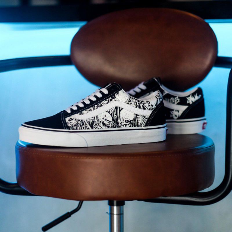 Vans OldSchool Forgotten Bones Black White