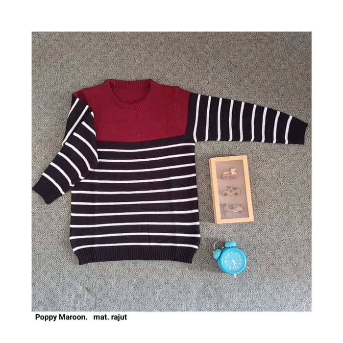 Atasan POPY Sweater Rajut - ATASAN RAJUT WANITA