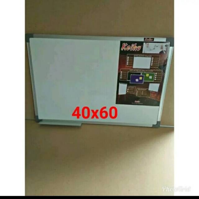 

Papan tulis white board keiko magnetic hanger uk 40x60