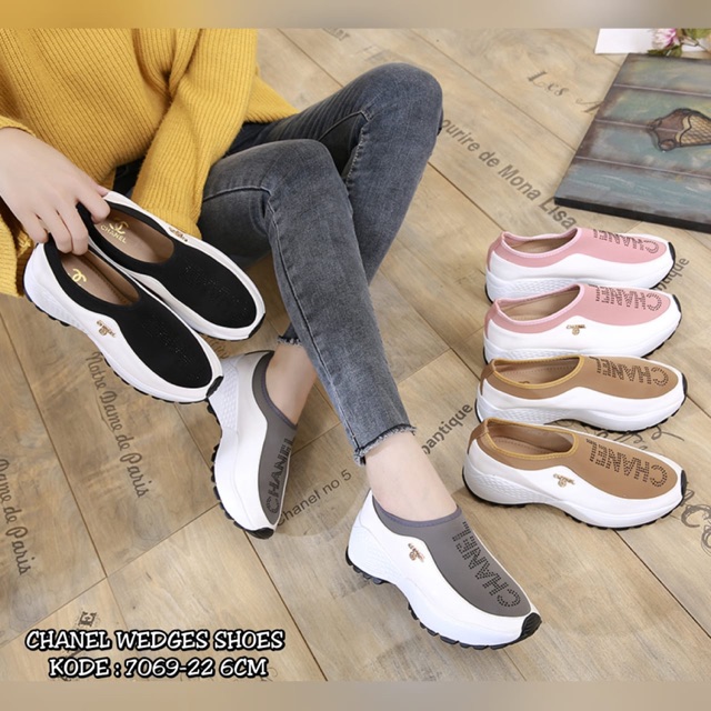 CHANEL WEDGES SHOES 7069-22