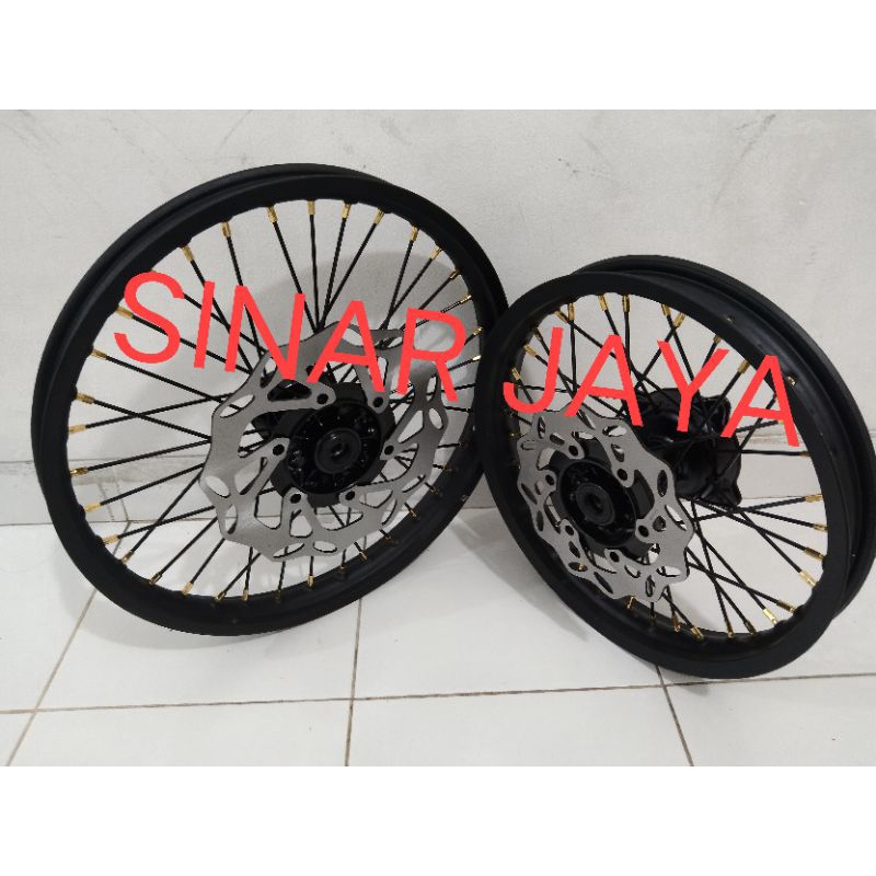 velg klx ring 17 14 or 21 18 or 19 16 or 17 16 semi trail cross mini trail klx 150 dtracker bf