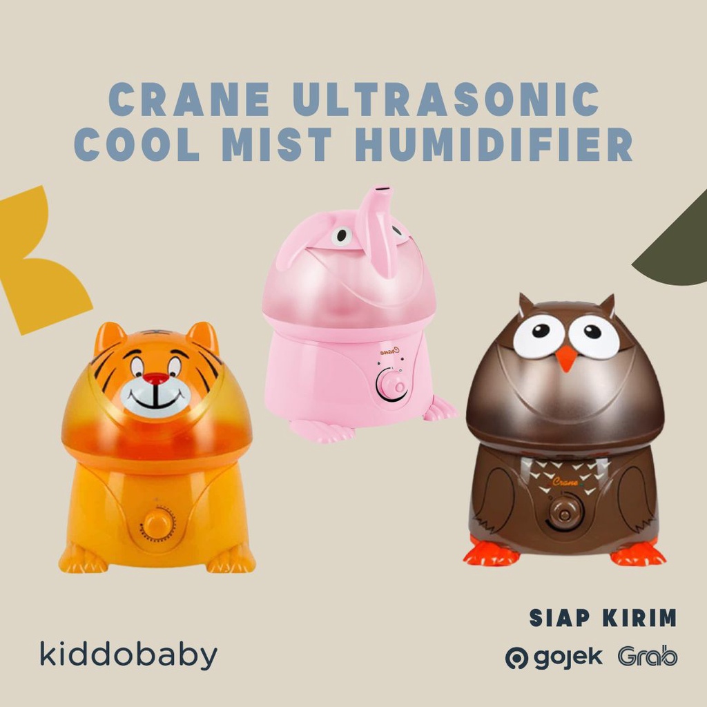 Crane Ultrasonic Cool Mist Humidifier | Pelembab Ruangan | Pewangi Ruangan